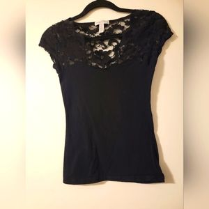 Ambiance Apparel - Lace Top with a Sweetheart Neckline 💕